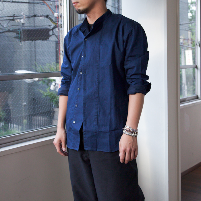 UMIT BENAN / BAND COLLAR SHIRT | public