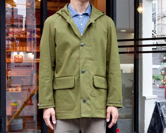 FRANK LEDER / Green Cotton Sailor Parka | public