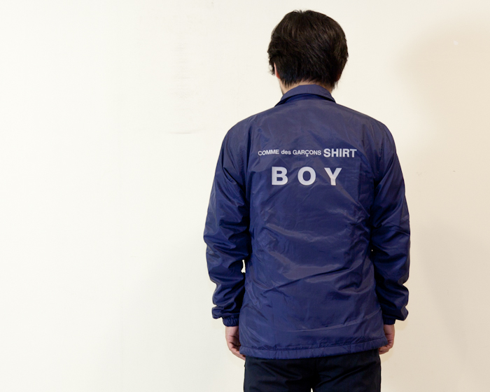 COMME des GARCONS SHIRT / Boy Nylon × Polyester Coach Jacket