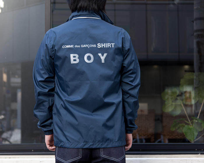 COMME des GARCONS SHIRT / Boy Nylon Cloth Plain with Logo Print 