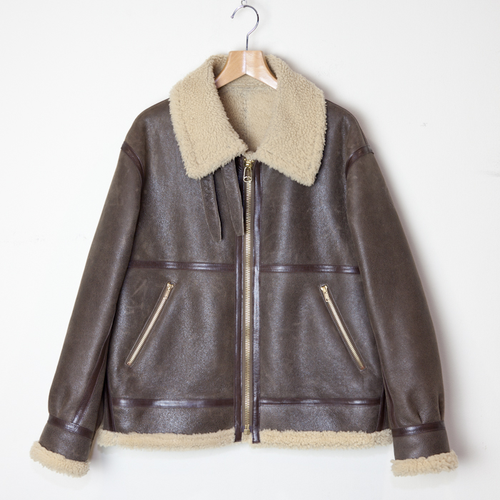 New Arrival “UNUSED / Mouton Bomber Jacket” | public