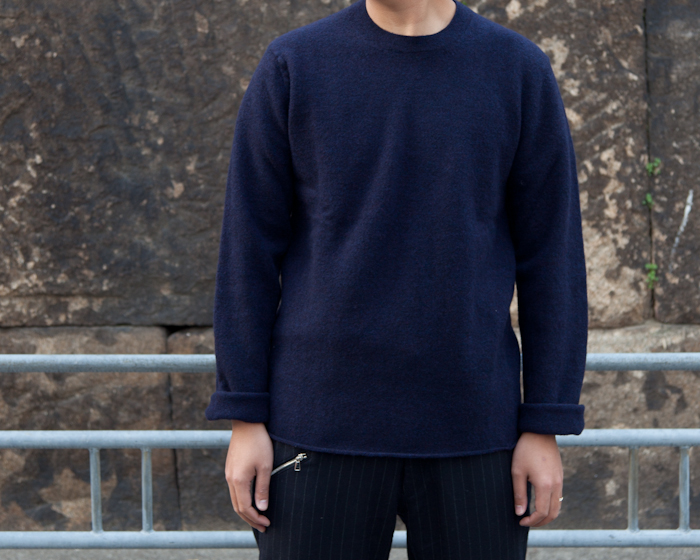 COMME des GARCONS SHIRT / Fully Fashioned Knit G Crew Neck   public