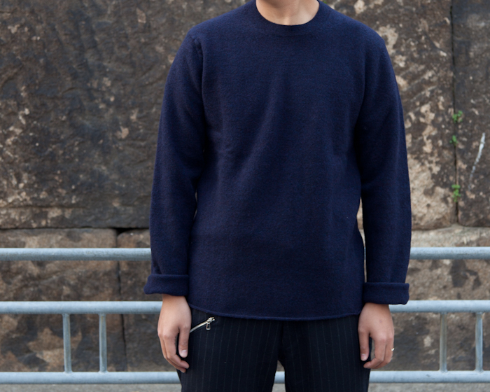 COMME des GARCONS SHIRT / Fully Fashioned Knit 12G Crew Neck