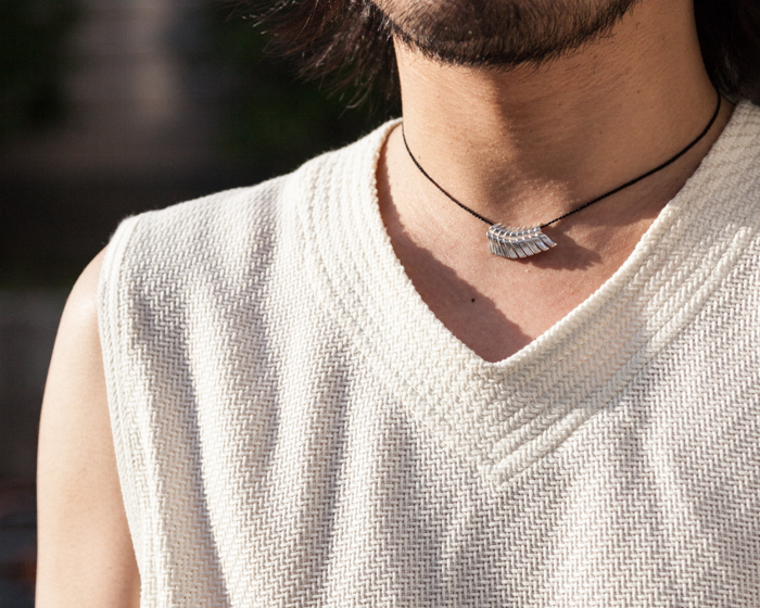 Jill Platner【ジルプラットナー】Birdbone Necklace-