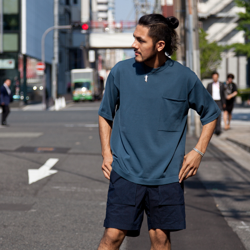 snow peak / Indigo C/N Anorak Short Pants | public