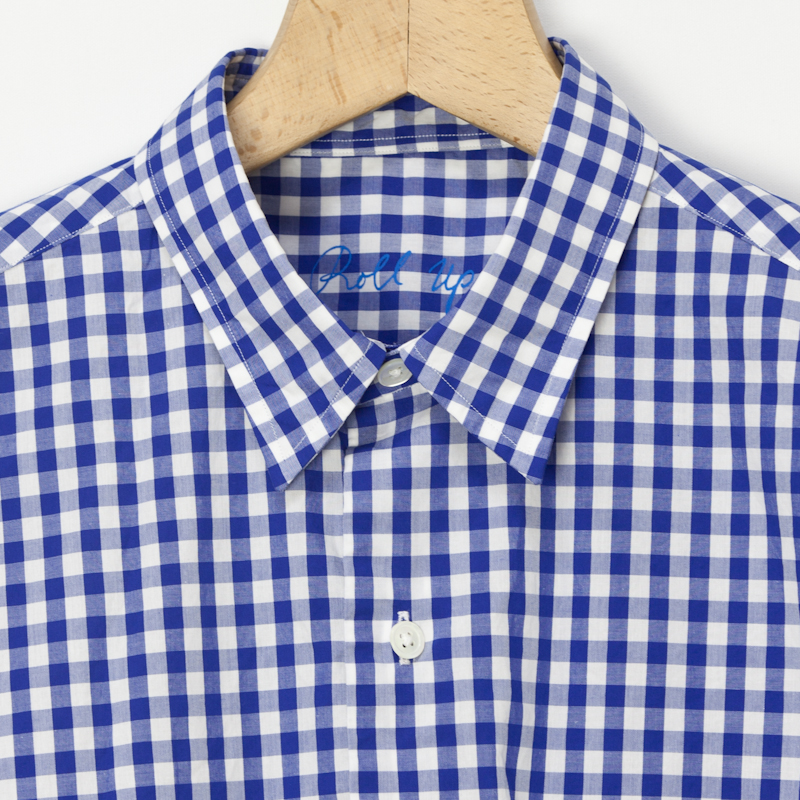 New Arrival “Porter Classic / Roll Up Gingham Check Shirt” | public