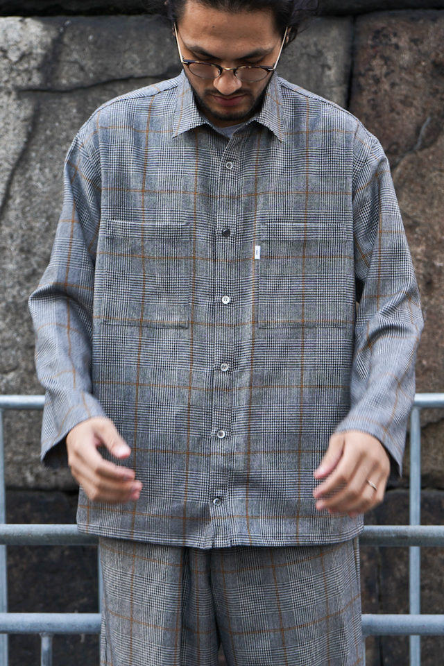 希少試着のみGraphpaper GlencheckWoolBoxShirt | www.harem.jp