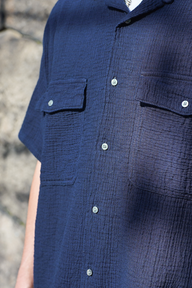 シャツPorter Classic SASHIKO KEROUAC SHIRT - シャツ