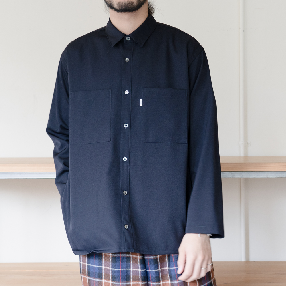 新着順Graphpaper Selvage Wool L/S Box Shirt 新品 トップス