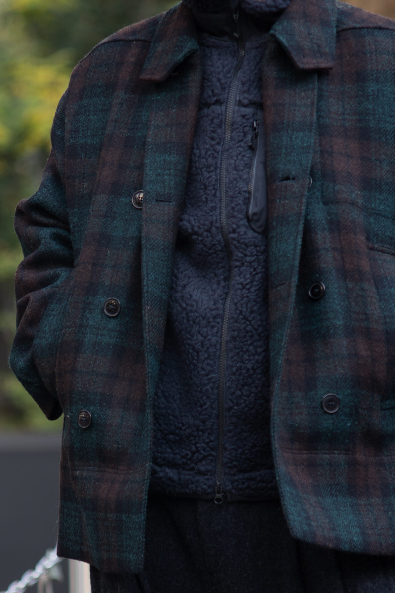 OAMC / KURT COAT HARRIS TWEED TARTAN | public