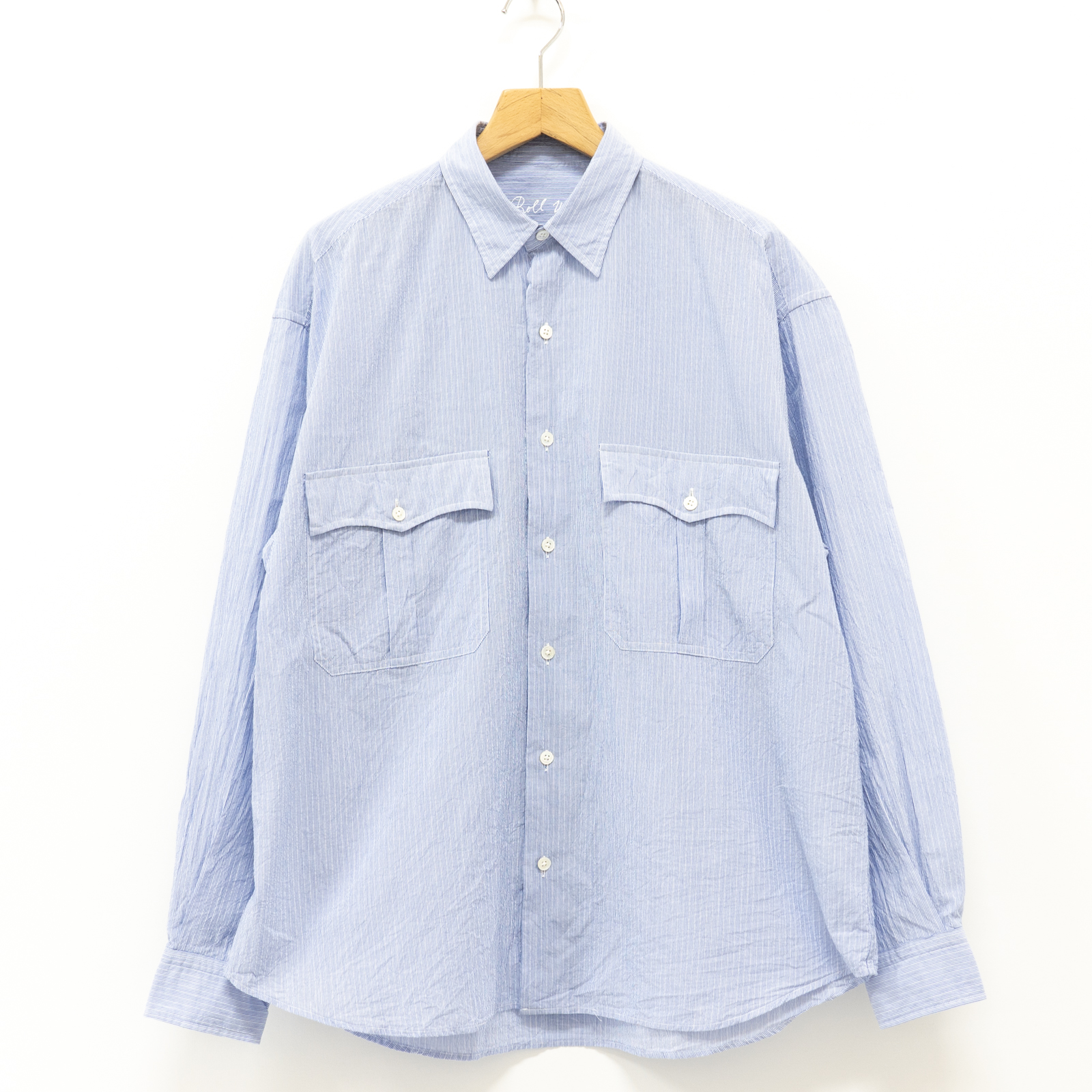 Porter Classic / ROLL UP STRIPE SHIRT | public