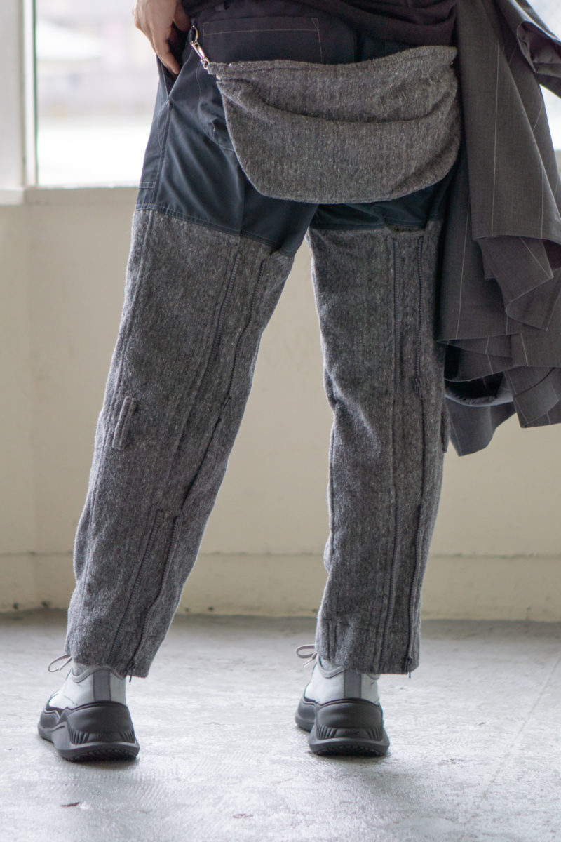 Mountain Research / TERRY BONDAGE PANTS * Gray | public