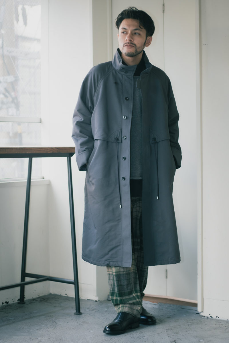 定価5万円GRAPHPAPER HARD TWILL STAND COLLAR COAT - ステンカラーコート