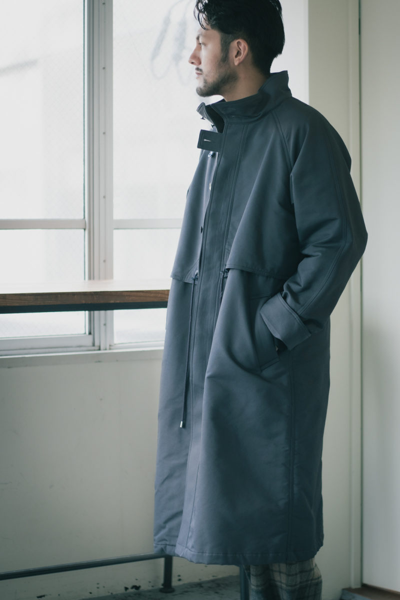 Graphpaper / Double Face Twill Stand Collar Coat | public