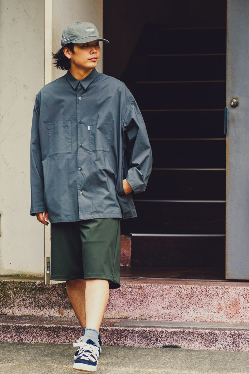 L/S Oversized Box Shirt Graphpaper - yanbunh.com