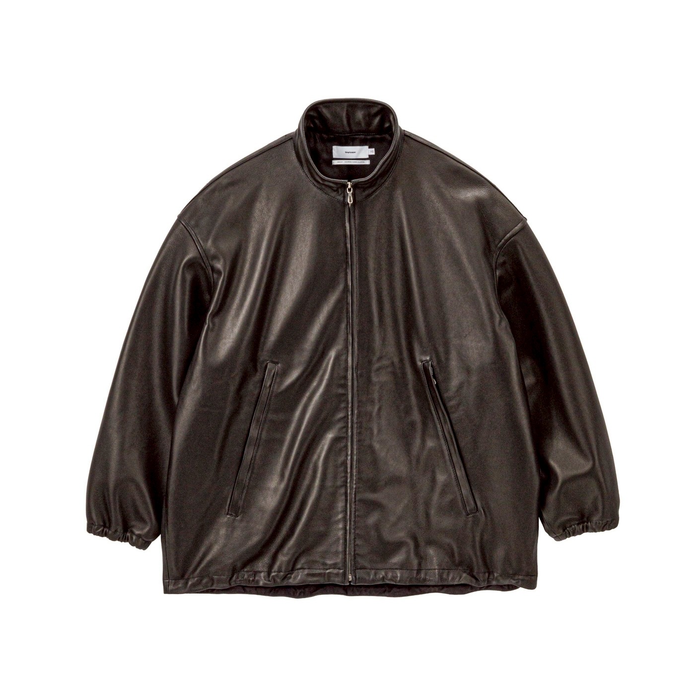 Graphpapaper Lamb Leather Track Jacket / 大阪 public